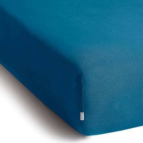 DecoKing Spannbettlaken 180 x 200 & 200 x 200 cm – 100% gekämmte Baumwolle (Jersey)