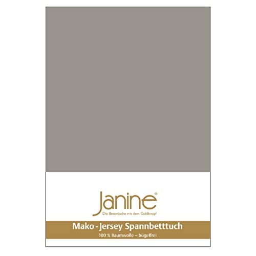 Janine Spannbettlaken Mako-Feinjersey Classic Jersey für Matratzen 180–200 x 200 cm