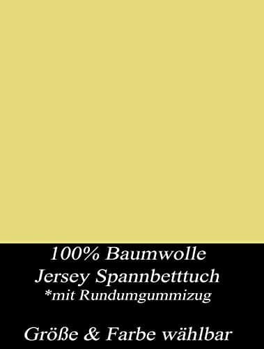 Leonado Vicenti Spannbetttuch – 100% Baumwolle Jersey, ÖKO‑TEX Standard 100 – 180×200–200×200 cm