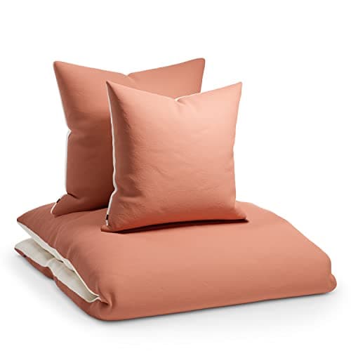 sleepwise Bettwäsche 135x200 Mikrofaser – ÖKO‑TEX zertifiziert, bügelfrei & knitterfrei, 2‑tlg. (inkl. 80x80 cm Kissenbe