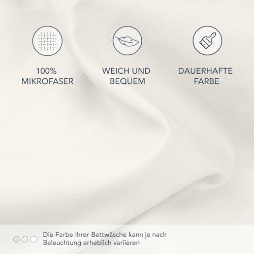 Dreamzie Spannbettlaken – 100% Mikrofaser, 35 cm Tiefe Tasche