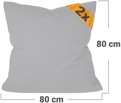 Doppelpack Baumwoll-Kissenbezüge 40 x 15 cm – Navyblau, schlichtes modernes Design