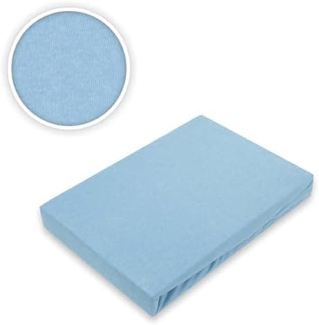EXKLUSIV HEIMTEXTIL Jersey-Spannbettlaken 90–100 x 200 cm, bis 25 cm Matratzenhöhe – 100% Baumwolle, Öko‑Tex zertifizier