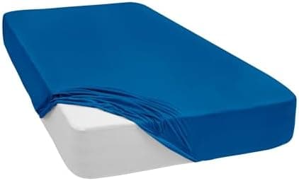 Mixibaby Spannbettlaken (Jersey) – 100% Baumwolle, 140 x 200 cm, Schwarz