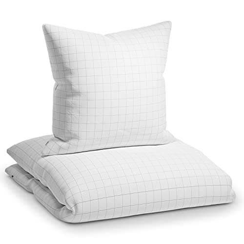 sleepwise Bettwäsche 135x200 Mikrofaser – ÖKO‑TEX zertifiziert, bügelfrei & knitterfrei, 2‑tlg. (inkl. 80x80 cm Kissenbe