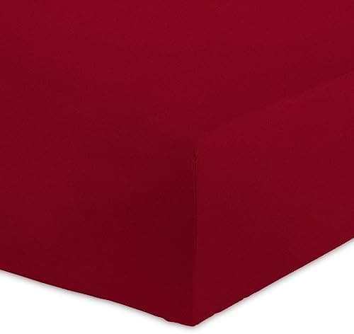 Amazon Basics Spannbettlaken – Mikrofaser Spannbetttuch 150 x 200 x 30 cm (für Matratzen bis 30 cm)