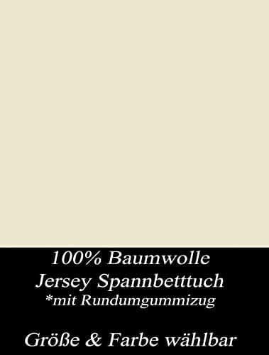 Leonado Vicenti Spannbetttuch – 100% Baumwolle Jersey, ÖKO‑TEX Standard 100 – 180×200–200×200 cm
