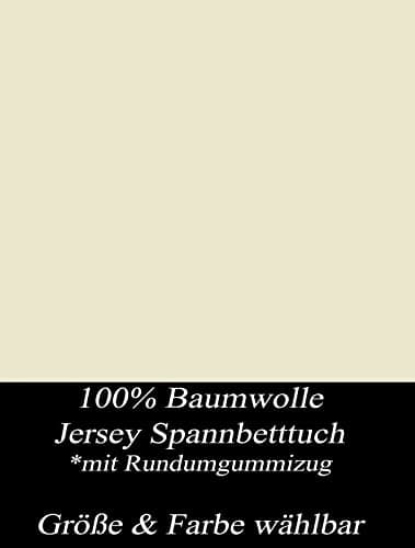 Leonado Vicenti Spannbetttuch – 100% Baumwolle Jersey, ÖKO‑TEX Standard 100 – 180×200–200×200 cm