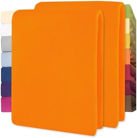 CelinaTex Jersey-Spannbettlaken 90x200–100x200 cm bis 26 cm Matratzenhöhe | 100% gekämmte Baumwolle | OEKO‑TEX STANDARD