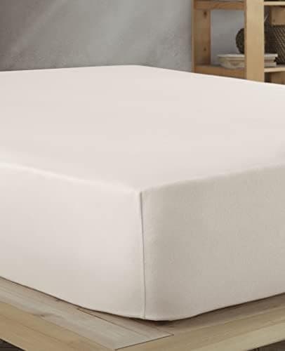 Vency Spannbettlaken 90x200 cm – 100% Baumwolle, für Matratzen bis 35 cm