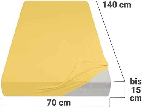 Jersey-Spannbetttuch – 100% Baumwolle, 180–200 x 200 cm