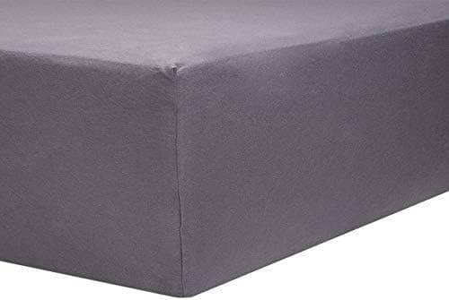 AVANTGARDE Spannbettlaken 180x200–200x220 cm, 40 cm Steg – 100% Jersey-Baumwolle 170 g/m², OEKO-TEX – passend für Boxspr