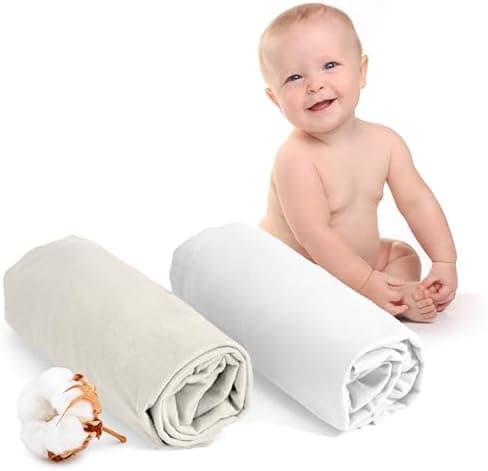 Dreamzie Spannbettlaken 90x190/200 cm – 100% Jersey‑Baumwolle, OEKO‑TEX STANDARD 100