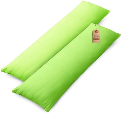 NatureMark Jersey Kissenbezüge – weich & atmungsaktiv, hautfreundlich – 40x40 cm, Anthrazit