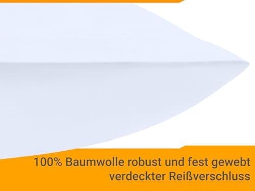Doppelpack Baumwoll-Kissenbezüge 40 x 15 cm – Navyblau, schlichtes modernes Design