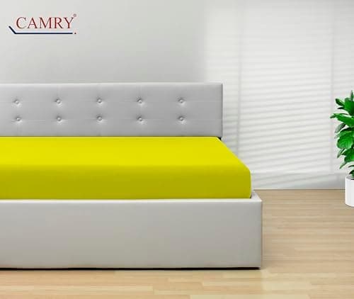 Camry Spannbettlaken 180x200–200x200 cm – Baumwoll‑Jersey Orange