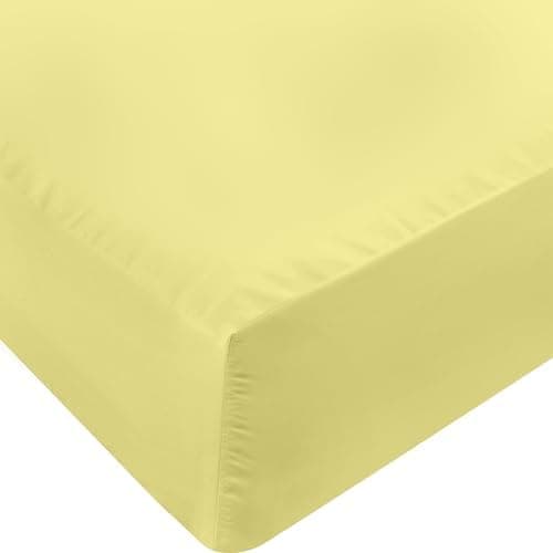 Utopia Bedding 2er-Set Spannbettlaken 140 x 200 cm – OEKO-TEX MADE IN GREEN zertifiziert – 35 cm Tiefe Tasche