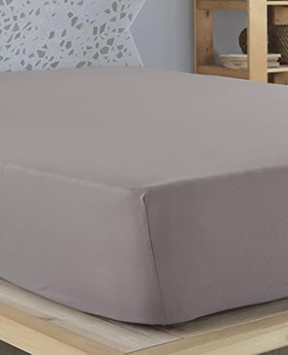 Vency Spannbettlaken 90x200 cm – 100% Baumwolle, für Matratzen bis 35 cm