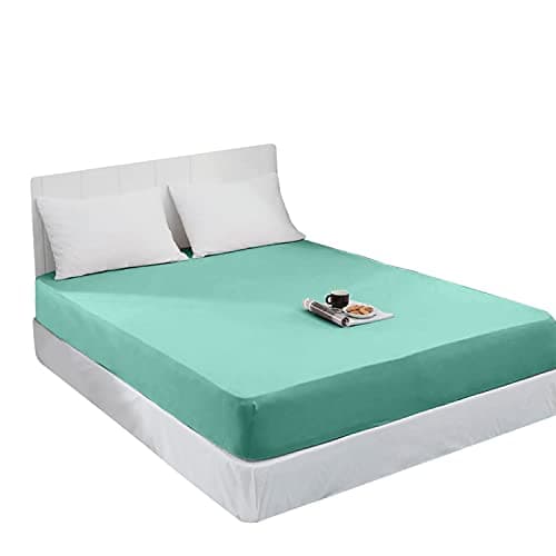 Mixibaby Spannbettlaken Jersey 100% Baumwolle – 180 x 200 cm, Hellgrau
