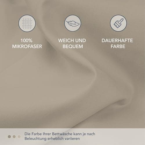 Dreamzie Spannbettlaken – 100% Mikrofaser, 35 cm Tiefe Tasche