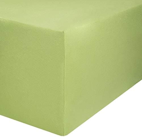 AVANTGARDE Spannbettlaken 180x200–200x220 cm, 40 cm Steg – 100% Jersey-Baumwolle 170 g/m², OEKO-TEX – passend für Boxspr
