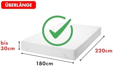 Jacobson Spannbettlaken 180×200 cm – GOTS‑zertifizierte Bio‑Baumwolle