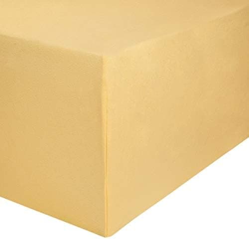 AVANTGARDE Spannbettlaken 180x200–200x220 cm, 40 cm Steg – 100% Jersey-Baumwolle 170 g/m², OEKO-TEX – passend für Boxspr