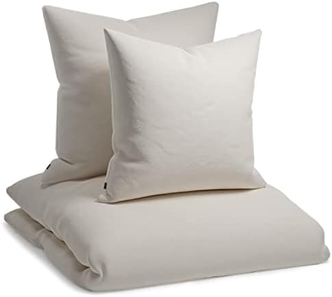 sleepwise Bettwäsche 135x200 Mikrofaser – ÖKO‑TEX zertifiziert, bügelfrei & knitterfrei, 2‑tlg. (inkl. 80x80 cm Kissenbe