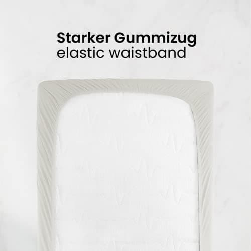 Jersey-Spannbettlaken 100% Baumwolle 180×200–200×200 cm