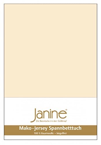 Janine Spannbettlaken Mako-Feinjersey Classic Jersey für Matratzen 180–200 x 200 cm