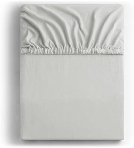 DecoKing Spannbettlaken 180 x 200 & 200 x 200 cm – 100% gekämmte Baumwolle (Jersey)