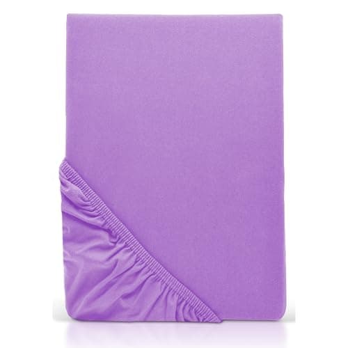 MOON-Luxury Spannbettlaken/Spannbetttuch Jersey-Stretch 230 g/m² OEKO-TEX – anthrazit, 90×200–100×220