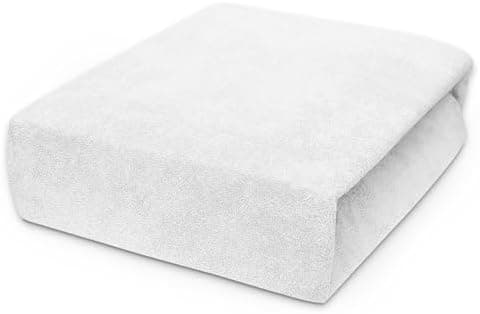 Elastisches Jersey-Spannbettlaken 90x180 cm – 100% Baumwolle, kuschelig warm