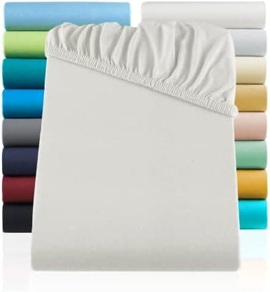Jersey-Spannbettlaken 100% Baumwolle 180×200–200×200 cm