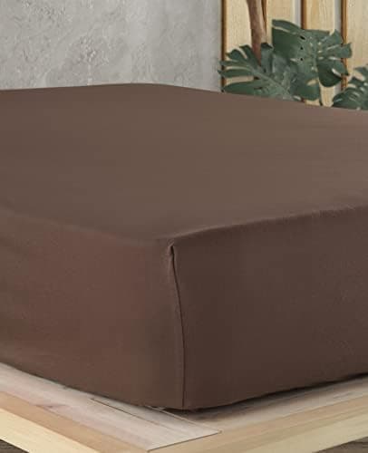 Vency Spannbettlaken 90x200 cm – 100% Baumwolle, für Matratzen bis 35 cm