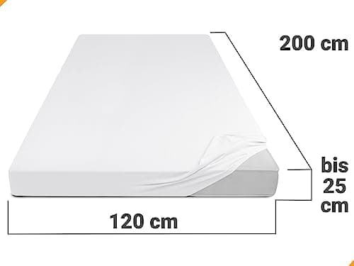 Jersey-Spannbetttuch – 100% Baumwolle, 180–200 x 200 cm