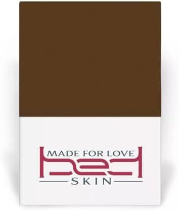 120x200 cm Jersey-Spannbettlaken – 100% Baumwolle, Weiß