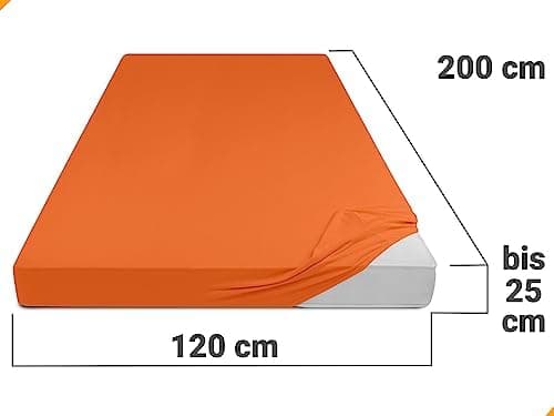 Jersey-Spannbetttuch – 100% Baumwolle, 180–200 x 200 cm