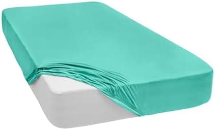 Mixibaby Spannbettlaken (Jersey) – 100% Baumwolle, 140 x 200 cm, Schwarz