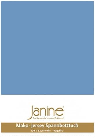 Janine Spannbettlaken Mako-Feinjersey Classic Jersey für Matratzen 180–200 x 200 cm