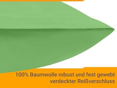 Doppelpack Baumwoll-Kissenbezüge 40 x 15 cm – Navyblau, schlichtes modernes Design