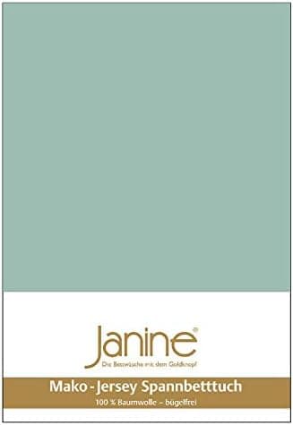 Janine Spannbettlaken Mako-Feinjersey Classic Jersey für Matratzen 180–200 x 200 cm