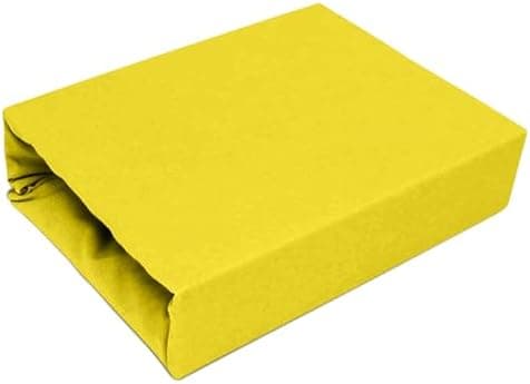 Elastisches Jersey-Spannbettlaken 90x180 cm – 100% Baumwolle, kuschelig warm