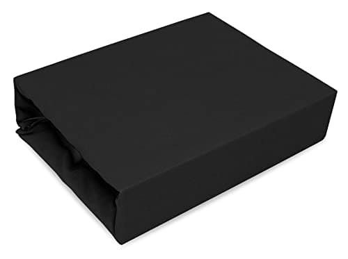 Elastisches Jersey-Spannbettlaken 90x180 cm – 100% Baumwolle, kuschelig warm