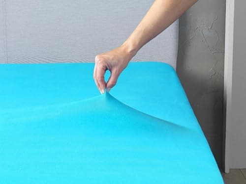 MALIKA® Spannbettlaken 120x200 cm – Jersey-Baumwolle Spannbetttuch, passend für Matratzen bis 28 cm