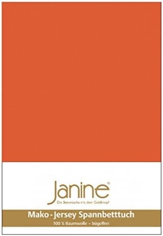 Janine Spannbettlaken Mako-Feinjersey Classic Jersey für Matratzen 180–200 x 200 cm