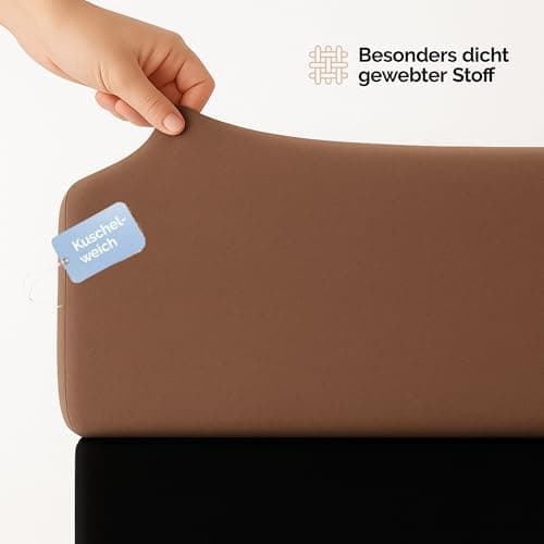 Spannbettlaken 120x200 cm – Jersey 100% Baumwolle – für Matratzen bis 25 cm Höhe