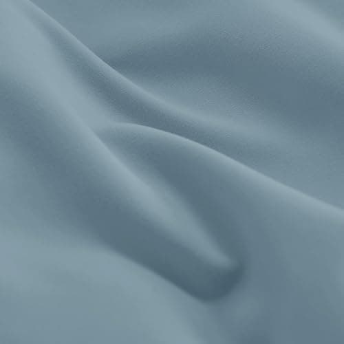 WAVVE Bettwäsche 135x200 – 4‑teiliges Mikrofaser‑Set Anthrazit (inkl. 2×80×80 cm Kissenbezüge) mit Reißverschluss, OEKO‑