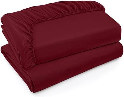 Utopia Bedding 2er-Set Spannbettlaken 140 x 200 cm – OEKO-TEX MADE IN GREEN zertifiziert – 35 cm Tiefe Tasche