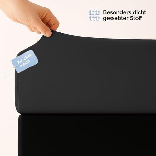 Spannbettlaken 120x200 cm – Jersey 100% Baumwolle – für Matratzen bis 25 cm Höhe